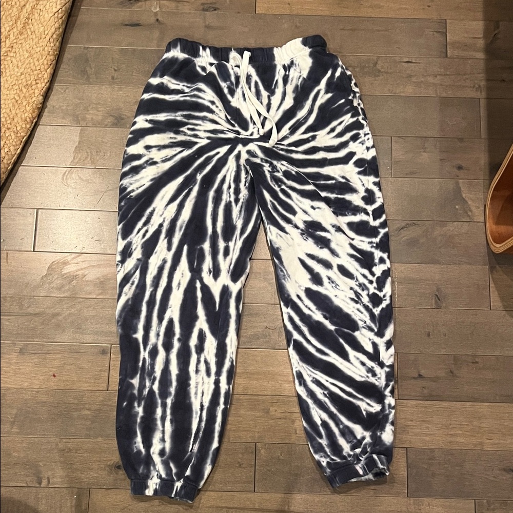 Lucky Brand Joggers - Dark Blue and White